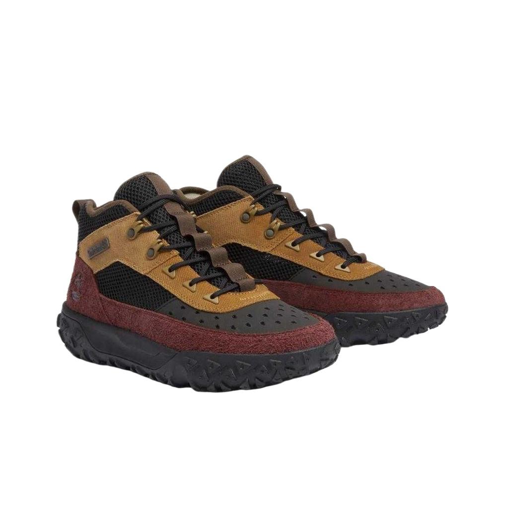 Timberland Men's Motion 6 Low Hiking Shoe Dark Grey Pink Khaki TB0A6CW1A6M1