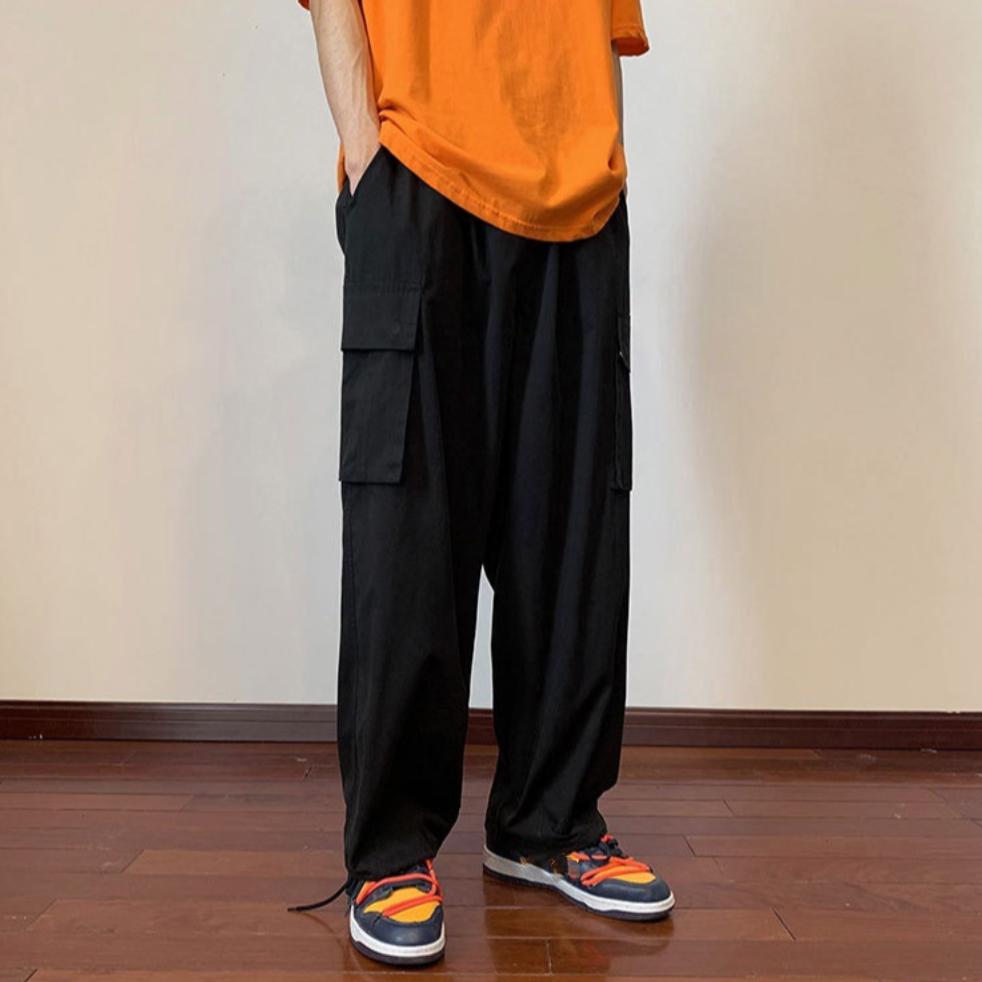 

Мешковатые брюки High Street Man s Oversize Loose Straight Wide Leg Брюки Fashion Man