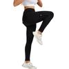 Yousheng Women High Waist Cargo Leggings with Pockets Tummy Control Hip Lifting Yoga Workout Tight Pants Stretch Body Shaping Skinny Trousers