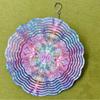 10 Inch Colorful Metal Wind Spinner with 360 Degree Rotation for Garden Balcony Patio Decor Vibrant Outdoor Hanging Ornament In Multi Colors