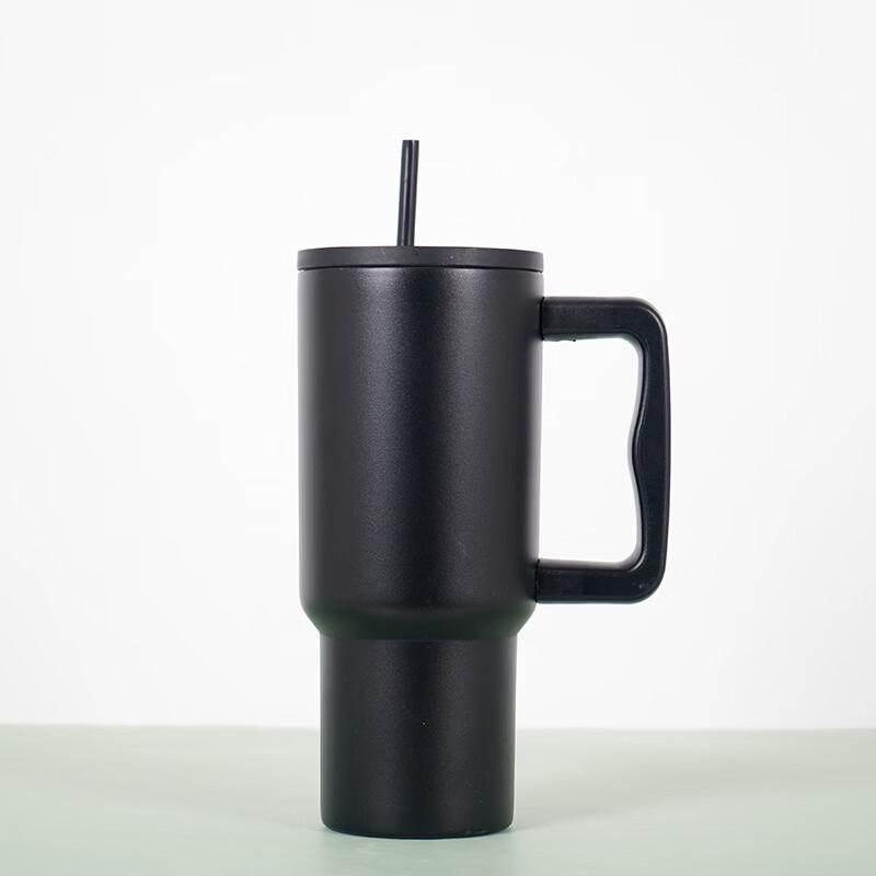 Shangqi Insulated Car Mug with Straw and Handle