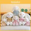 Gauzy Skirt Wear Rabbit Plush Toy Stuffed Animal Doll Decorations Kids Gift