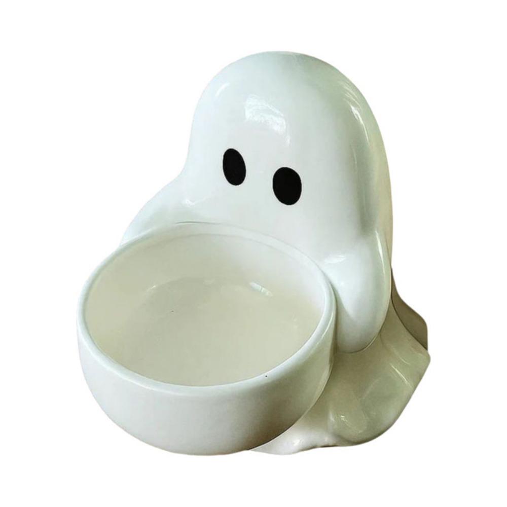 Gothic Halloween Ghost Candle Holder Resin Ghost Figurine Candle Holder  Fireplace