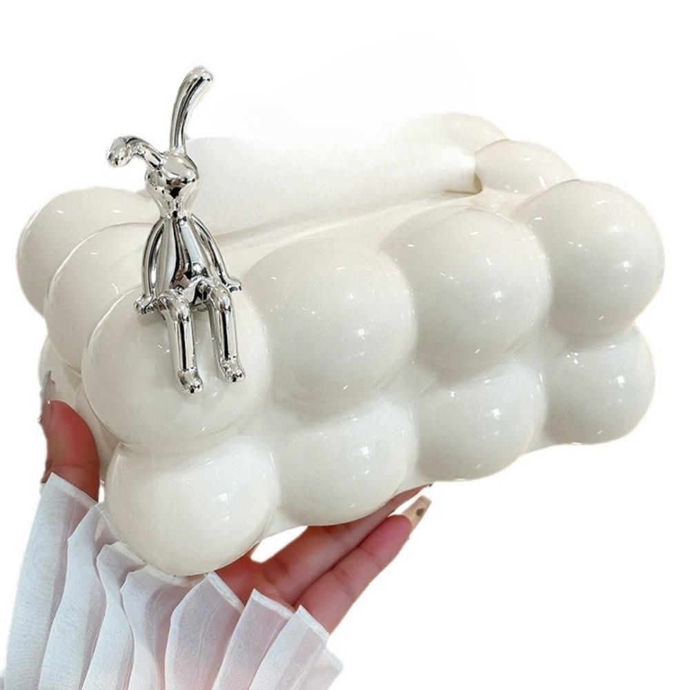 Cream Style Tissue Box Living Room Coffee Table High Sense Smoking Paper Box Light Luxury High-end Decoration Napkin Paper Box