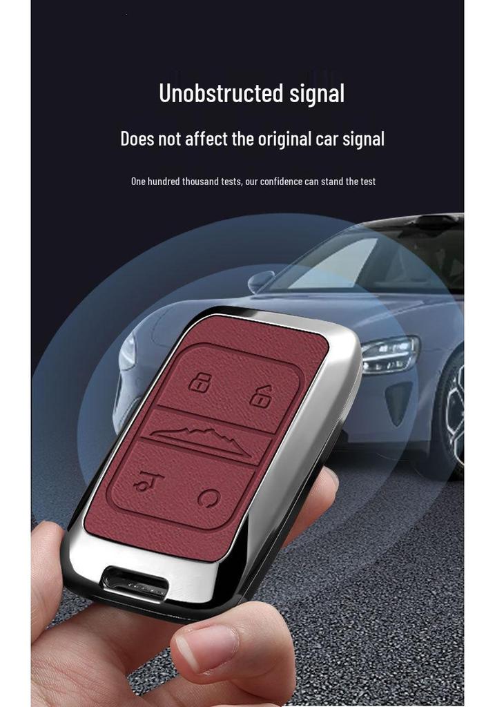 Applicable 2025 Jetour Zongheng G700 Key Case: New Energy Full Shell Buckle Bag Chery Interior Accessory
