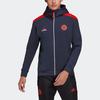 adidas Jachetă Neagră Bayern München Bărbați Albastru Închis GT7084