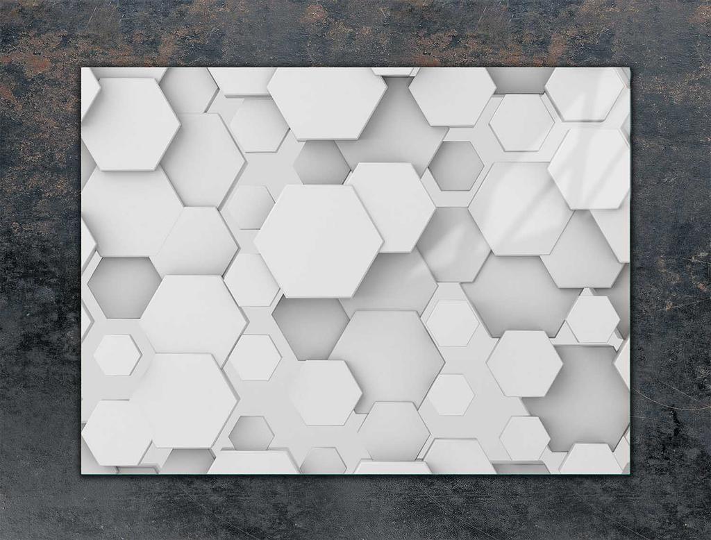 PLACA PROTECTORA DE CRISTAL PARA COCINA 70x52 DISEÑO