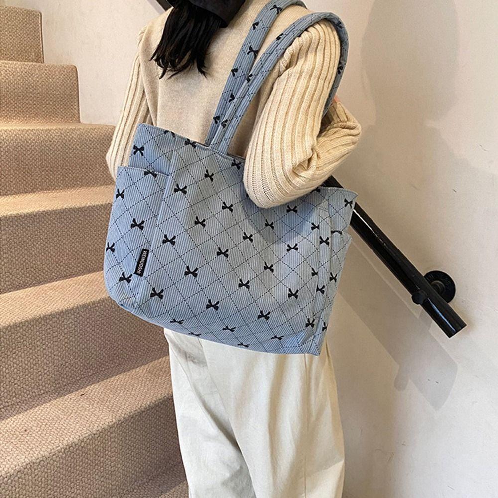 Korean Style Women's Underarm Bag Large Capacity Travel Shoulder Bag Portable Handbag  Daily Use