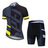 Men Women Cycling Jersey Set Short Sleeve Mountain Bike Apparel Quick Dry Breathable Riding Kit