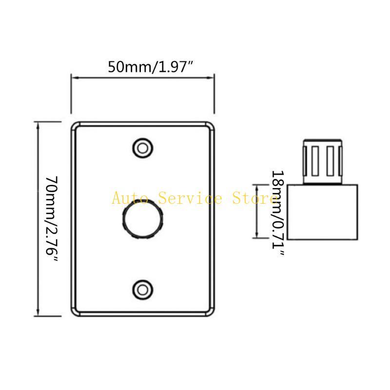 462A DC12V Dimmer Switch for Marine Trailers Boats No Noise Accurate Dimming Control
