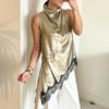 2026 New Fashion Sexy Sleeveless Women's Lace Trim Vest - European and American Style