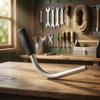 Loop Handle with Clamp Replacement Bent Side Grip Heavy-Duty Rust