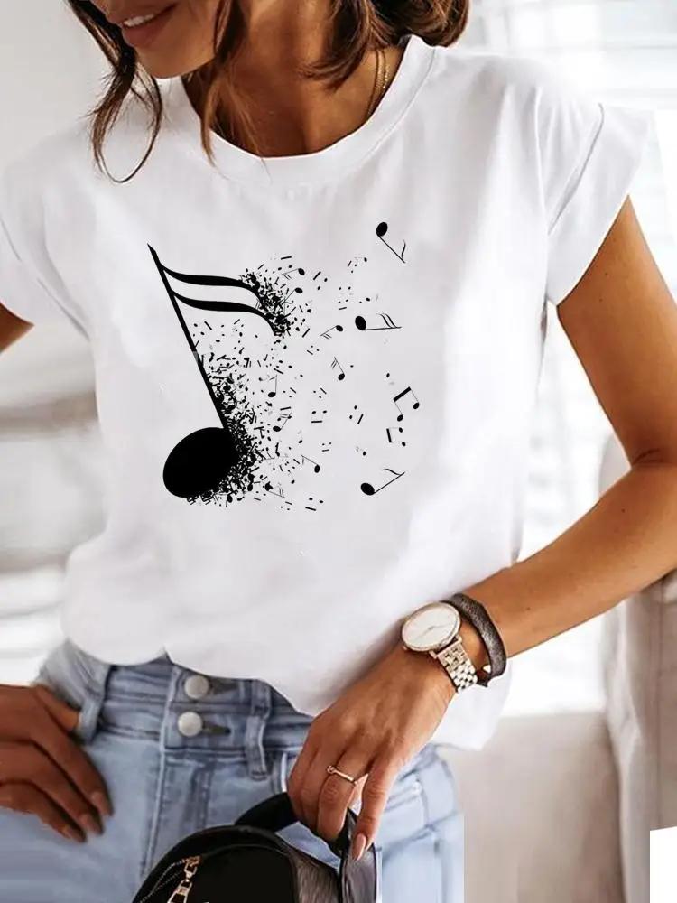 Star Lovely Style Trend Clothing Fashion Tee Women T-shirt Summer Short Sleeve Print Clothes Graphic T Shirt Female Tee Tops