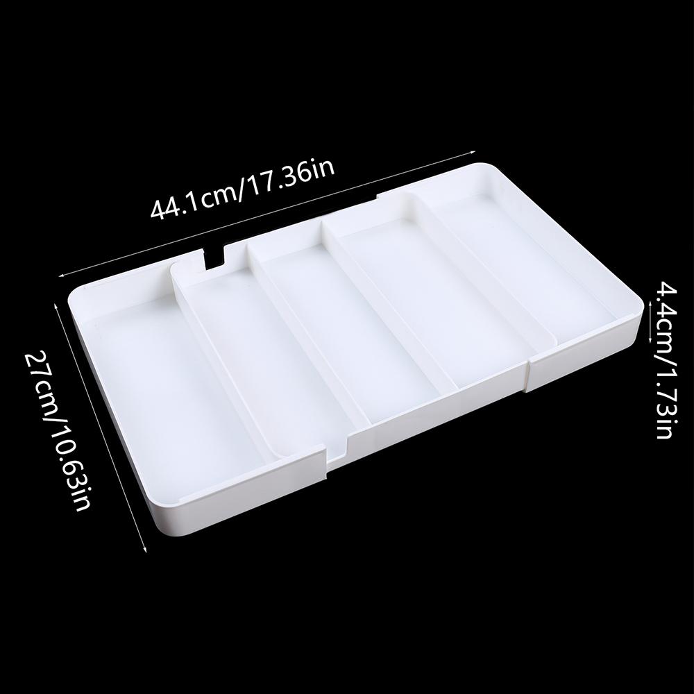 Expandable Drawer Organizer 5 Compartments Cutlery Drawer Storage Organizer Drawer Divider for Kitchen Home Office