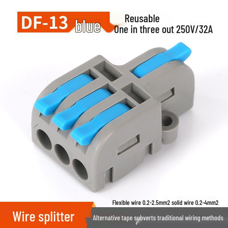 Mini Docking Model: 1 Input to 2/3/4/5 Outputs, Color Handle DF-12/13/14/15 for Home Use