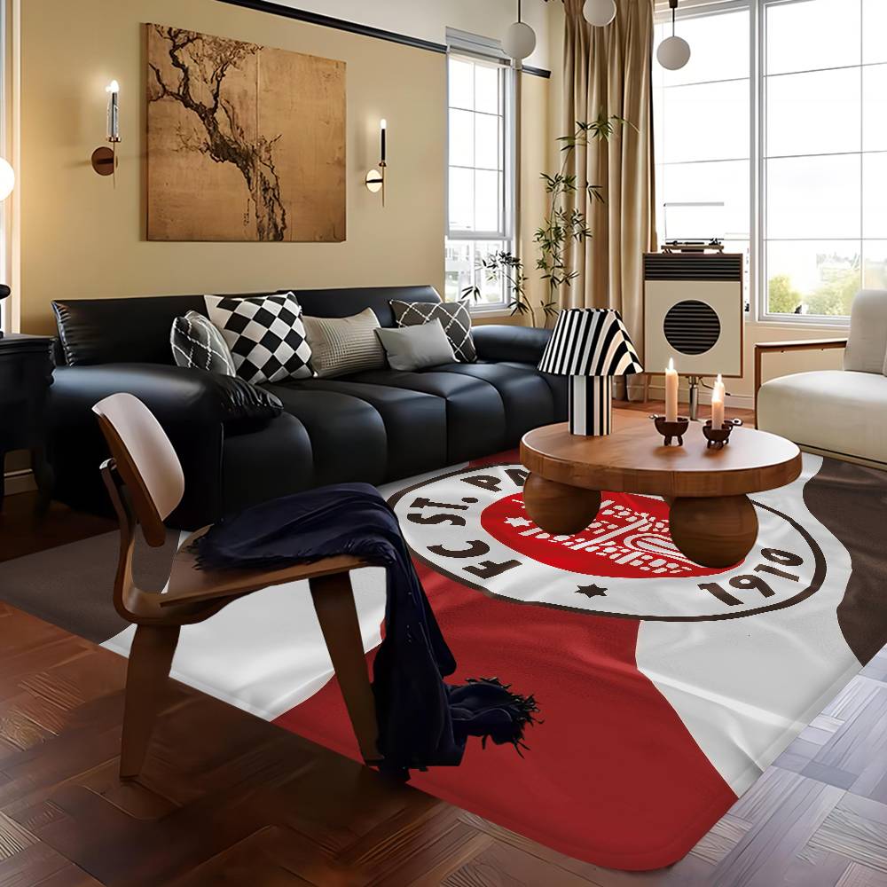 F-FC S-St. P-Pauli Bathroom Mat Anti-slip Absorb Water Long Strip Cushion Bedroon Mat Hotel Decor Mat