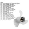13x19 Outboard Propeller High Thrust 3 Blades 15 Tooth 6E5‑45941‑00‑00 Fit for Yamaha 50‑130HP Engine 3 Blades Propeller