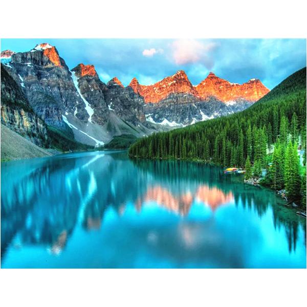 Diamond Painting Full Drill Mountain Diamond Mosaic Landscape Mosaic Kits Home Decoration Wall Paste