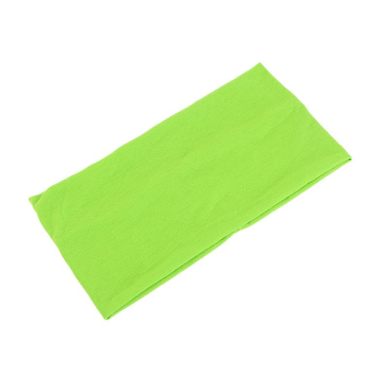 Solid Wide Elastic Headband Yoga Sports Headstrap Headwrap