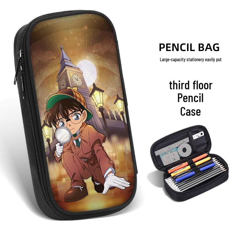 Detektiv Conan Kaito Kid Federmäppchen, Schulbedarf für Kinder, Jungen & Mädchen