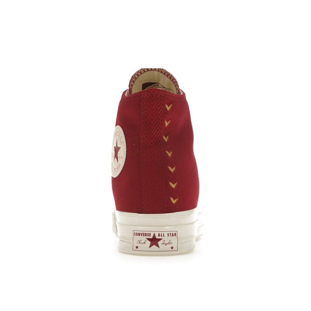 Converse Chuck 70 High Valentinstag 2023 Damen Sneaker Rot Back-Alley-Brick A03931C