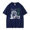 2026 Summer Cotton Printed TShirt Anime Sketch Graphic Tee Unisex WOMEN Plus Size Loose Casual Hip Hop Rap Breathable Comfort Top