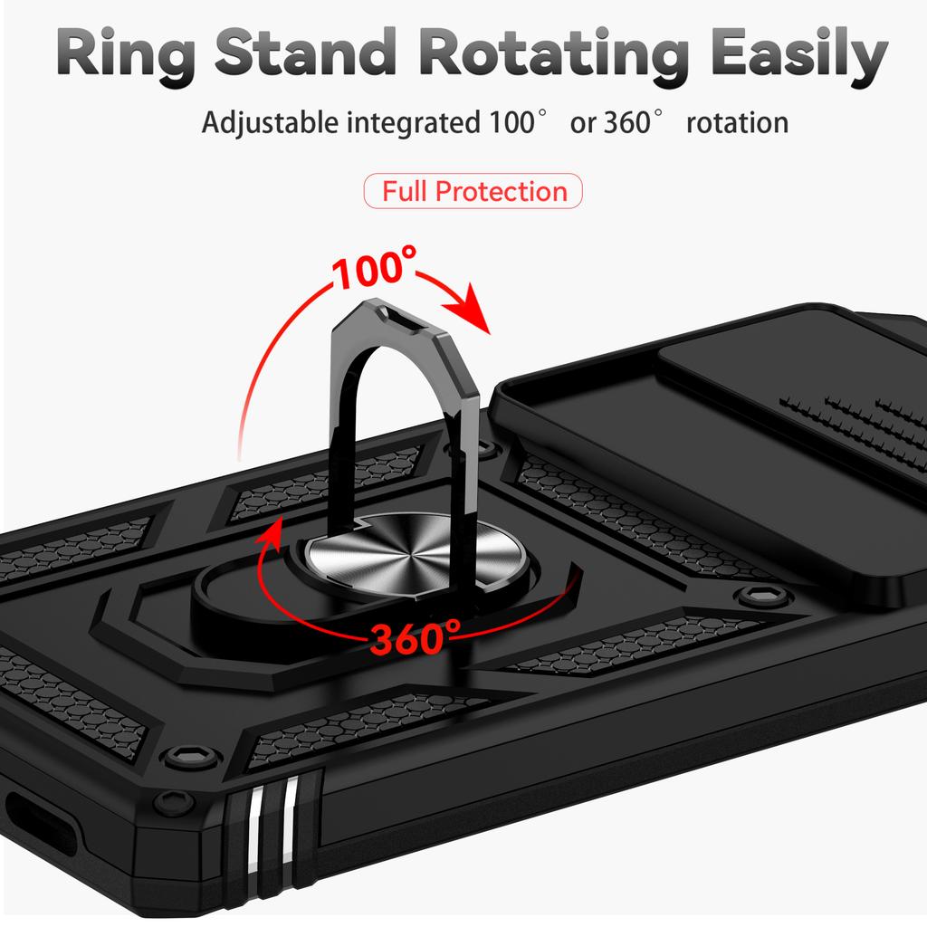For Google Pixel 10 Pro XL 9 8 7 Pro 9A 8A 7A 6A Case Slide Camera Cover Military Grade Armor Shockproof Bumper Protective Case