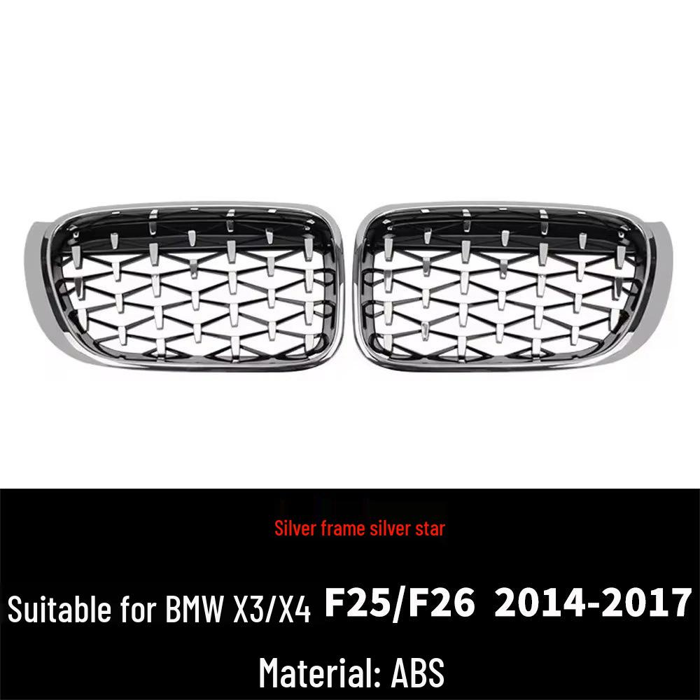 Modified Double Line Grille for BMW X3/X4 (F25/F26 2014-2017)