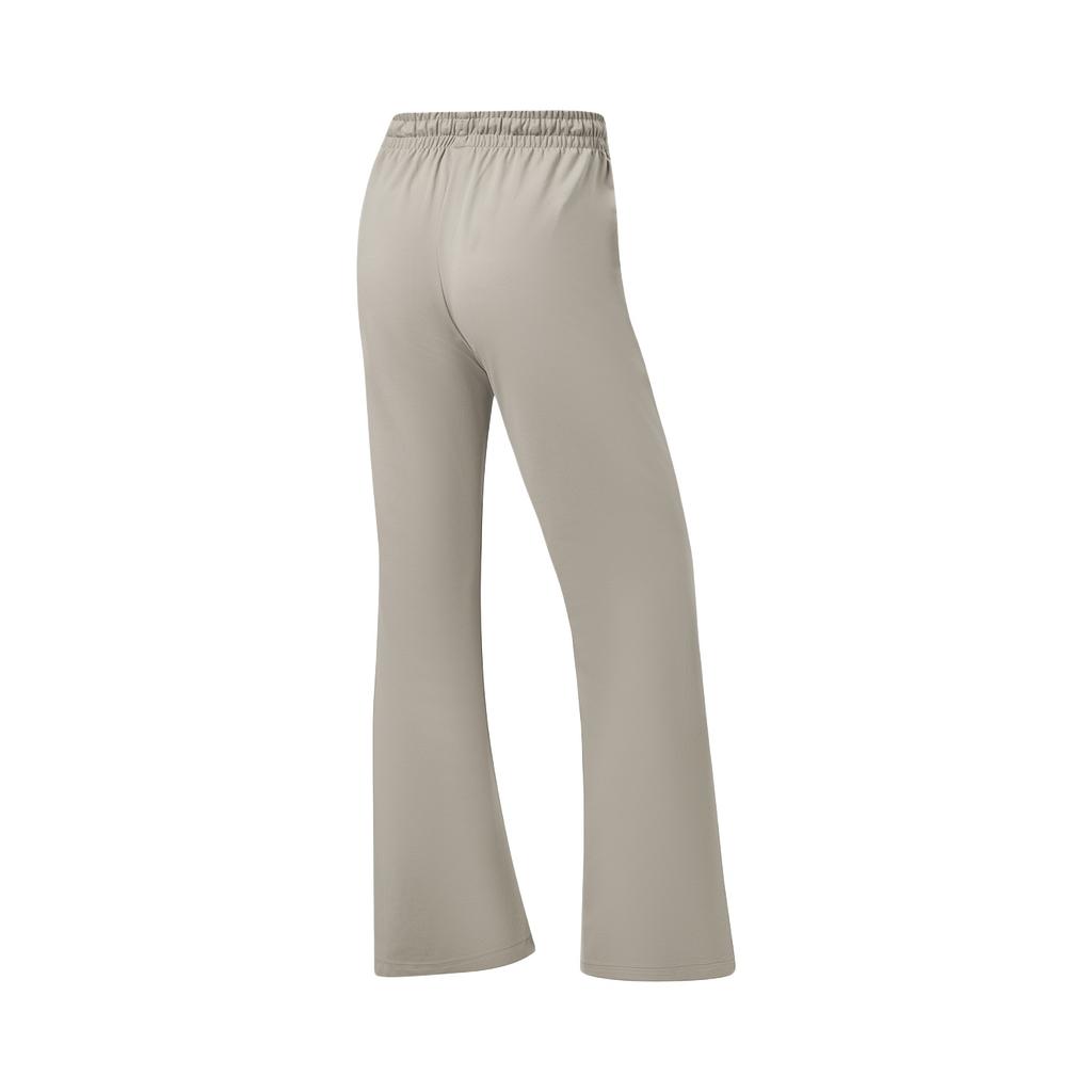 Li Ning Fitness Series Regular Brand Logo Stitched Sports Pants Women bottoms AKYW290-4