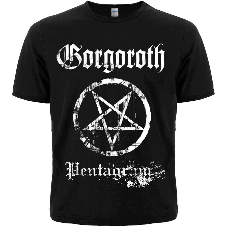 Gorgoroth "Pentagram" Black T-Shirt Mayhem Bathory gildan
