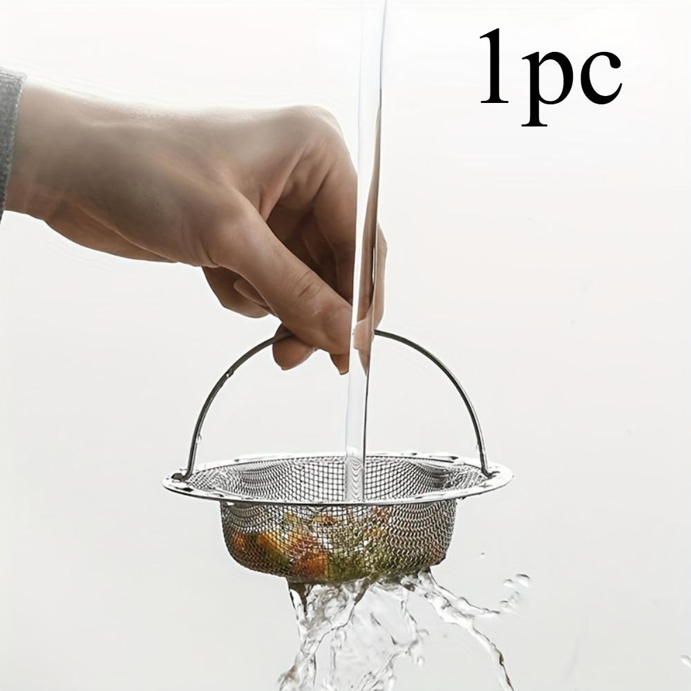 

1/2pcs Stainless Steel Sink Filter - Anti Rust and Anti Clogging Mesh Filter, Suitable for Kitchen and Bathroom Sink Filters