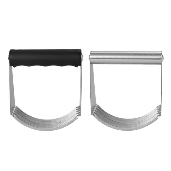 Stainless Steel Pastry Cutter Professional Dough Blender with Ergonomic Handle Heavy Duty Butter Dough Cutter Tool for Biscuits Pie Crusts