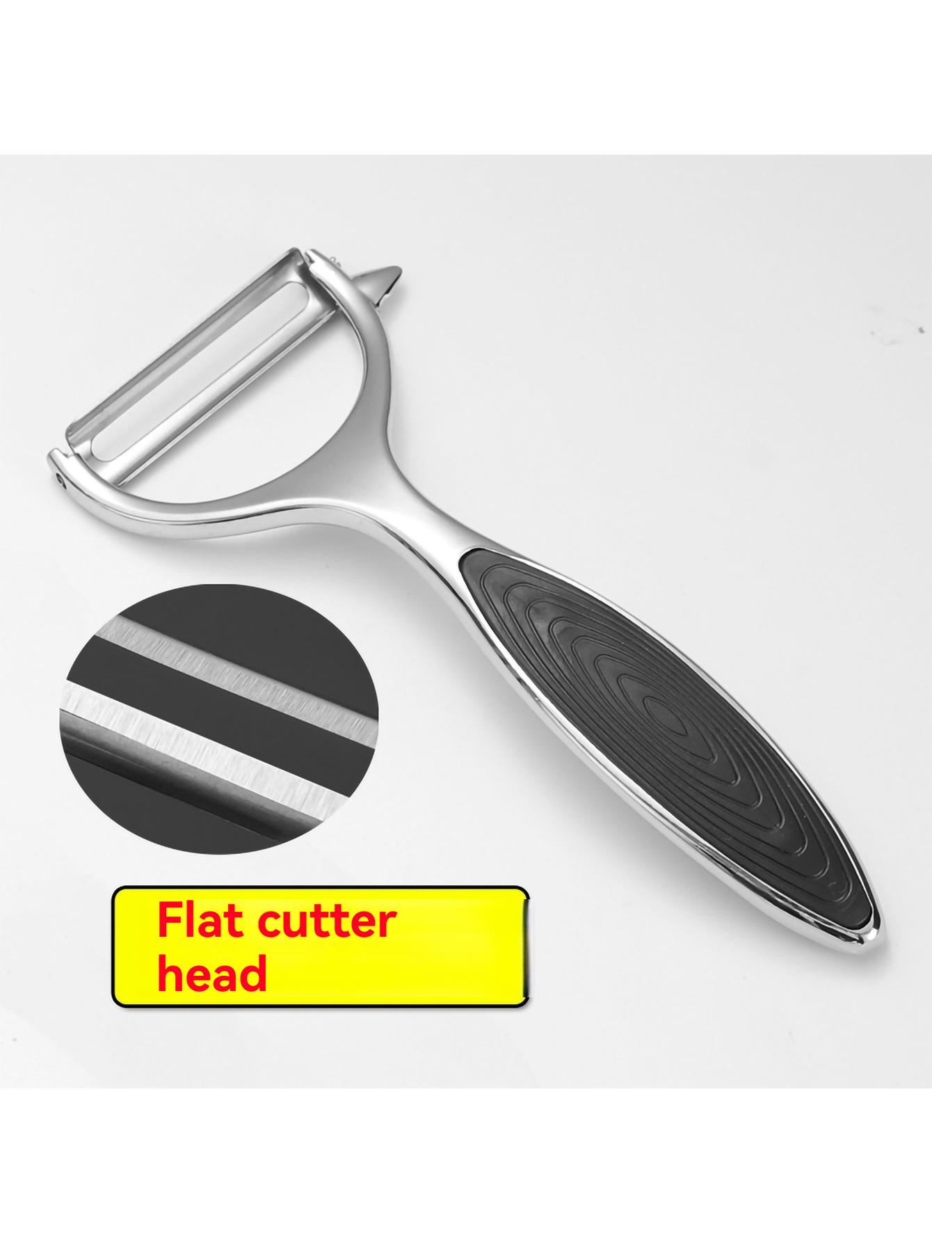 

Vegetable Peeler Stainless Steel Potato Carrot Slicer Peeler Multifunctional Fruit Vegetable Tools Kitchen Accessories Gadget чорний