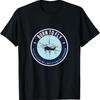 Pilot Aviator Luftfahrt Outfit T-Shirt Schwarz