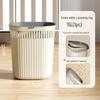 2024 Large Capacity Luxury Wastebasket for Bathroom, Kitchen, Bedroom, and Living Room