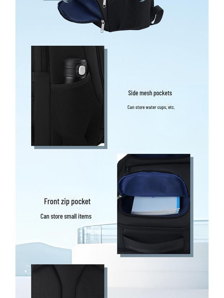 Men's Fashionable Multifunctional Backpack: Lightweight, Large-Capacity for Travel and Business, Computer-Friendly