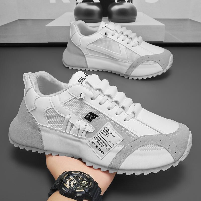 Fashion Men's Sneakers Comfortable Slip On Casual Shoes Breathable Lightweight Man Running Shoes Platform Athletic Jogging Shoes