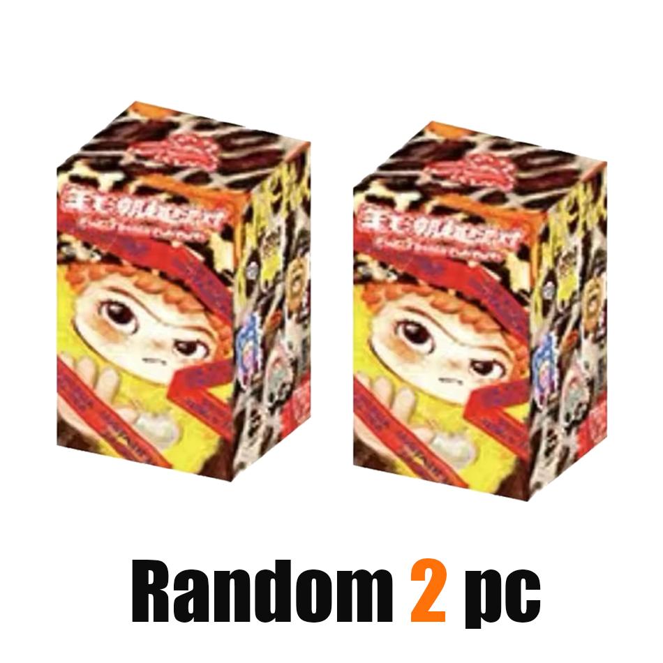 Wakuku V1 V2 Blind Box Fox & Bunny Trick Or Treat Series Vinyl Doll Suprise Bag Keychain Trendy Toy Mystery Box Gifts