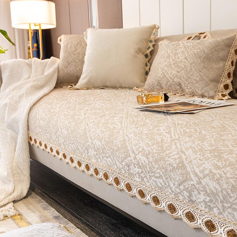 Affordable Luxury Style Sofa Cushion Four Seasons Universal Non-Slip Cover Cover New Simple Modern Sofa Cushion Cover Towel