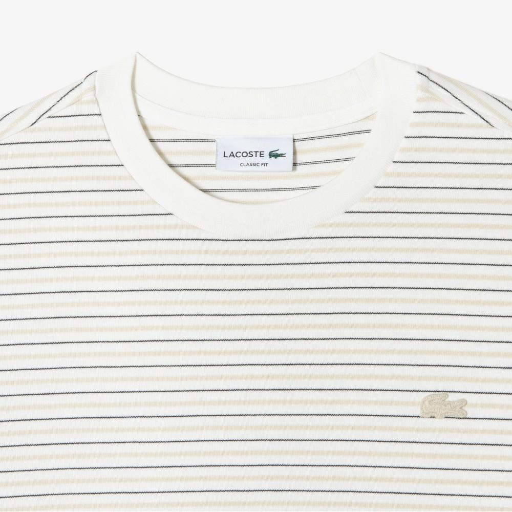[Lacoste] Men's Multi-Stripe Short-Sleeve T-Shirt TH753E-56G001