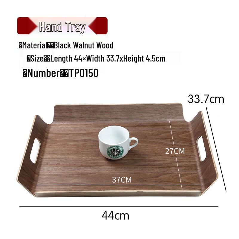 Rectangular Serving Tray with Handles