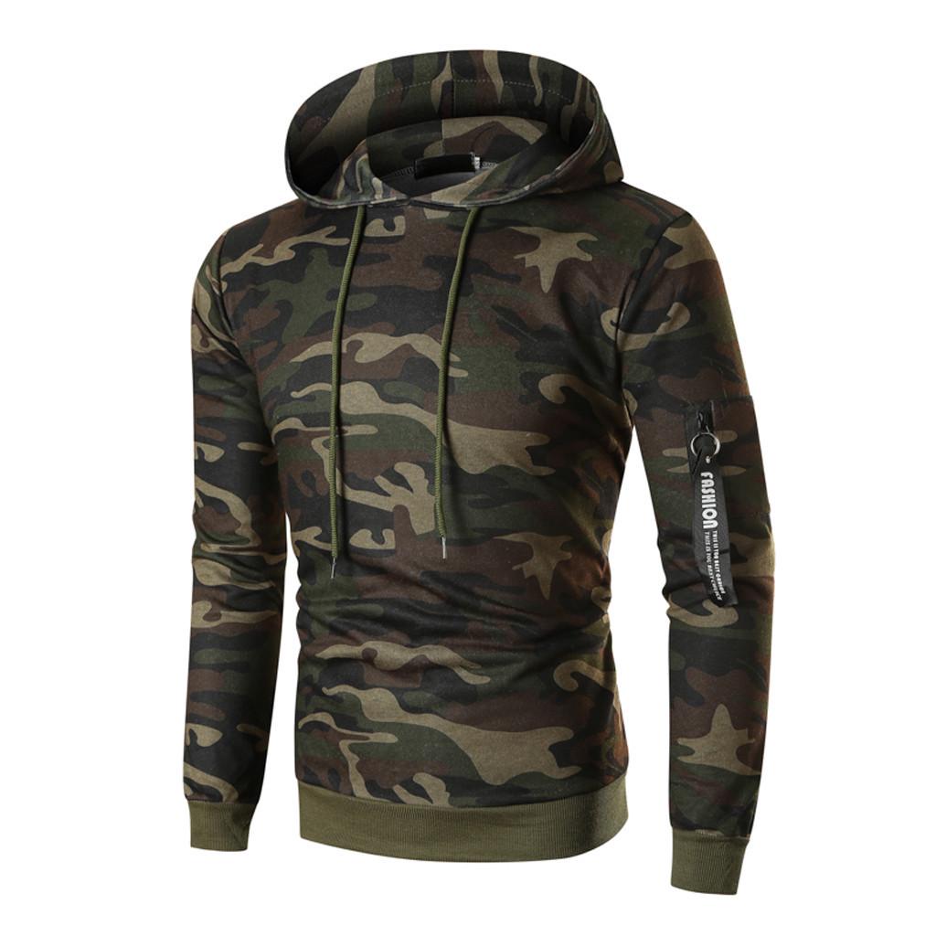 Mens New Fashion Splicing Zipper Print Sweatshirt Top Sport Tracksuit