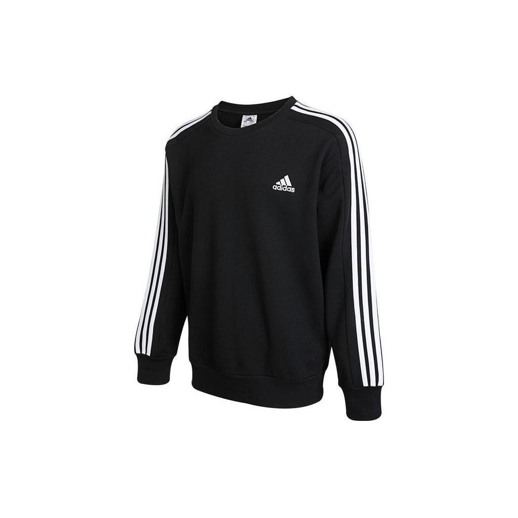 New Adidas Essentials French Terry 3 Stripes Sweatshirt IC9317