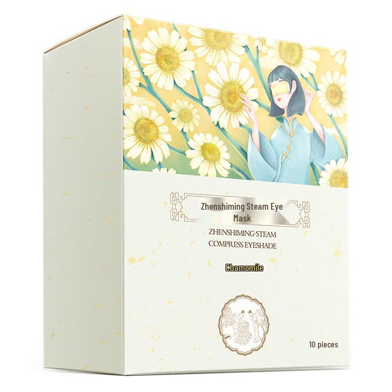 Zhenshiming Паровая теплая маска для глаз с ромашкой