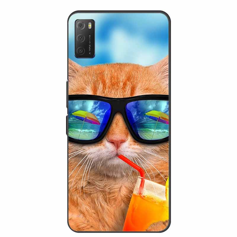 

For TCL 20E Cases 20Y 20S 20B 20L Fashion Soft TPU Silicone Cartoon Phone Cases For TCL 20Y Cover Bumpers Fundas 20 E TCL 6125F TCL 20E