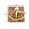 Working Nautical Sextant With Wooden Box Navigation Functional Brass Finished Sextant Astrolabe Marine Navy Gift Christmas Gift