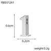 CARLIDANA Hot Sale Anniversary Stainless Steel Jewelry Creative Gold Color Silver Arabian Numbers Pendant Necklace Gifts Women