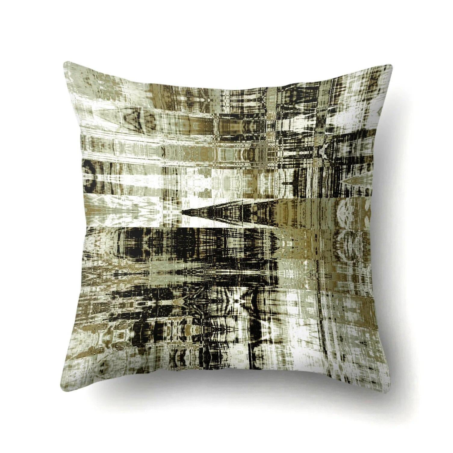 

Креативная наволочка с геометрическим рисунком, прикроватная офисная подушка для поясницы, чехол для диванной подушки 40x40cm