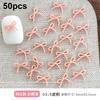 Mixed Cute Mini Colorful Resin Line Bowknot Bow Tie Ribbon Nail Art Decorations DIY Manicure Rhinestones Accessories