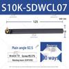 62.5° CNC Inner Hole Boring Tool Holder S08K/S10K/S12M/S16Q-SDWCR07